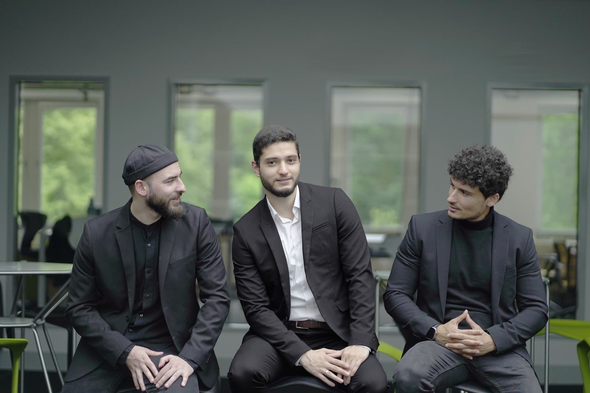 Ziya Gründerteam — Haris, Enes und Illi in Dortmund