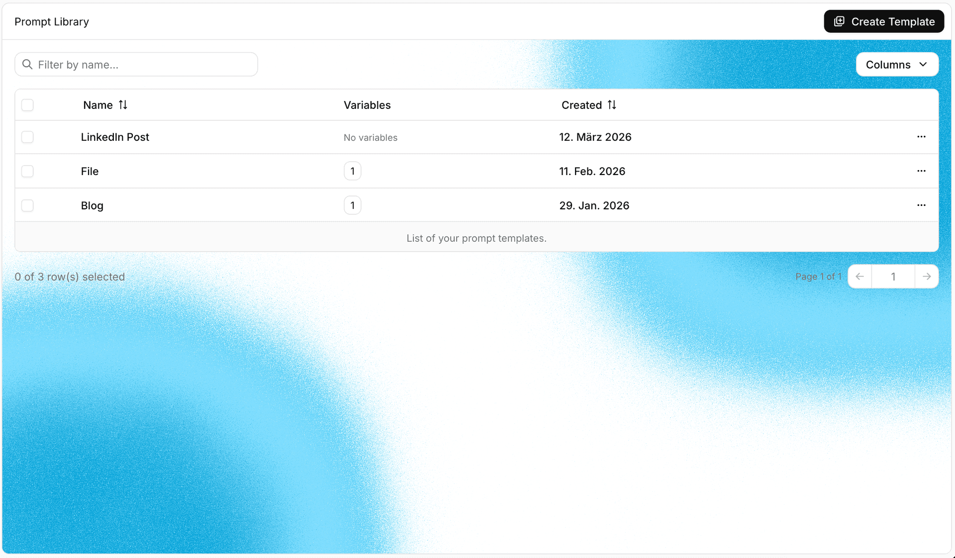 Prompting Bibliothek