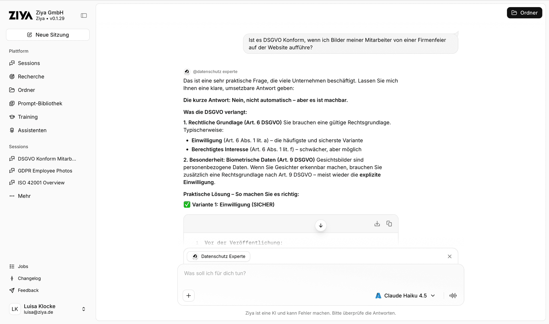 Spezial-Agent: Datenschutz Experte